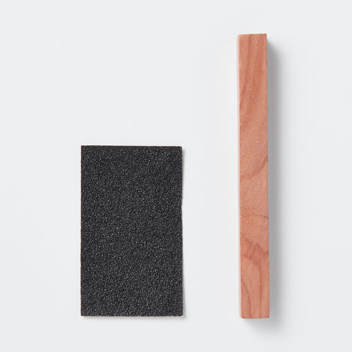 #WK44 -imported- Red Cedar Block Set with Sandpaper MUJI