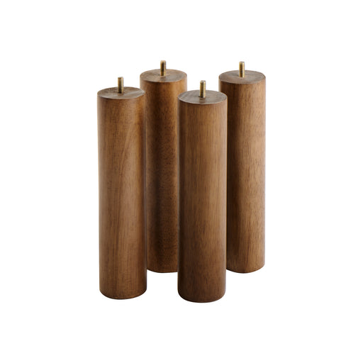 M8 Wooden Legs for Bed & Sofa - 10.2 Inch - Brown MUJI