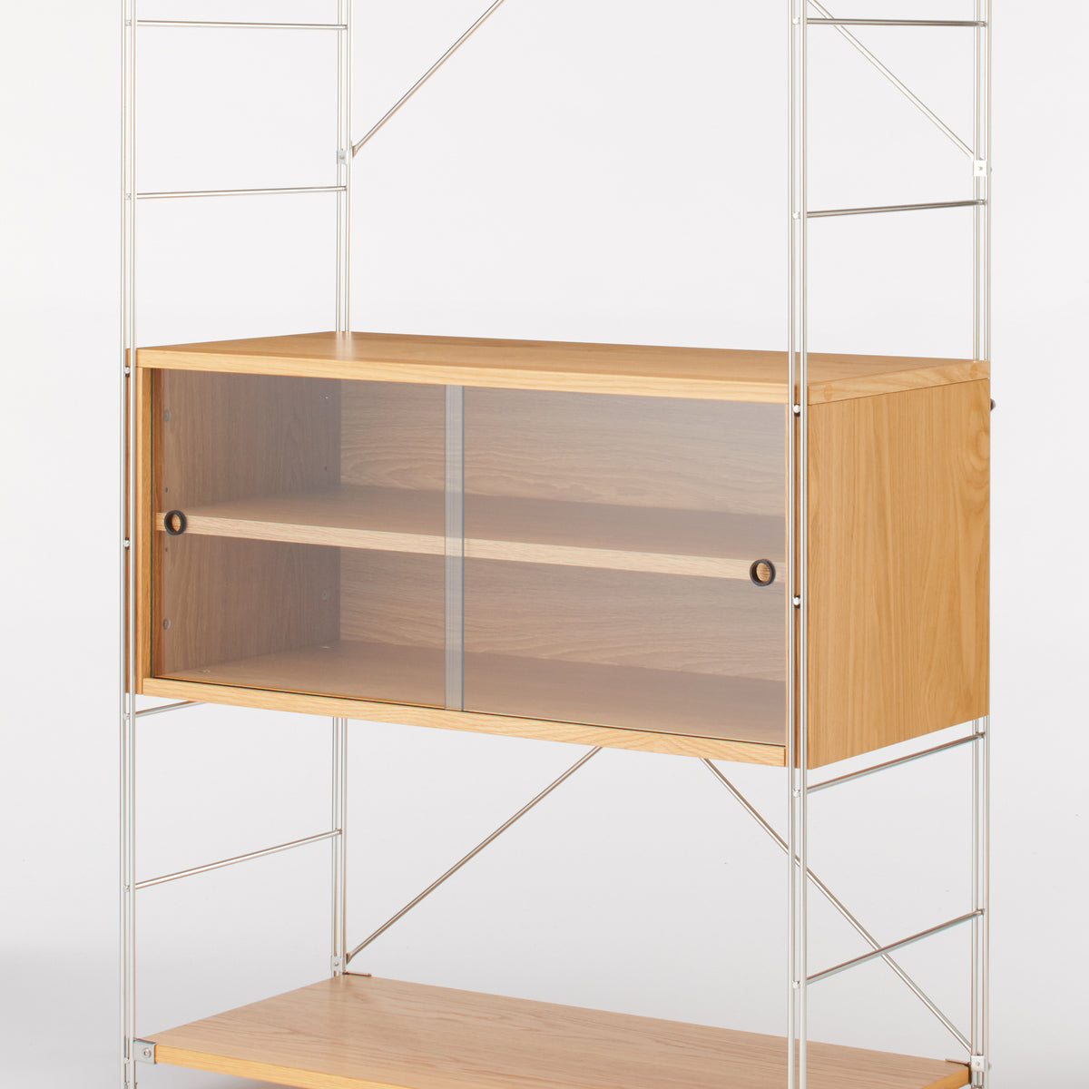 SUS Shelving Unit- Oak - Regular - Medium, Book Shelves