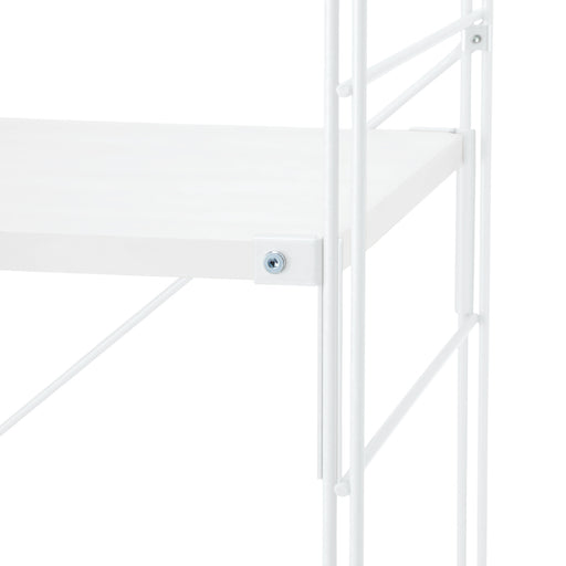 SUS Shelving Unit Height Adjustable Bracket - Light Gray MUJI