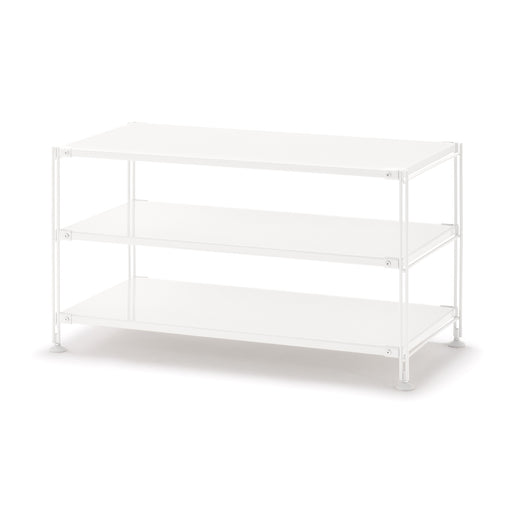 SUS Shelving Unit - Light Gray - Wide - Mini MUJI