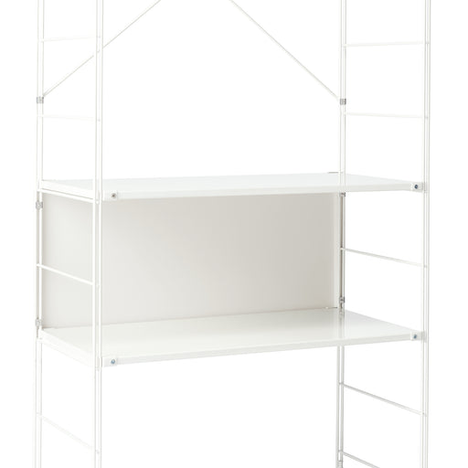 SUS Shelving Unit Back Panel - Light Gray - Small MUJI