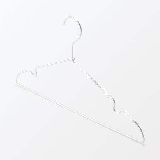 Aluminum Laundry Hanger with Notches - 16.5" (3 Pack) MUJI