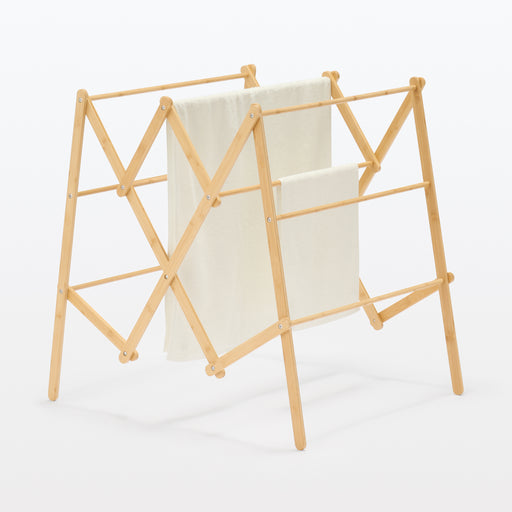 #wk 2 - Bamboo Clothes Rack with Adjustable Width KF06KA3S MUJI