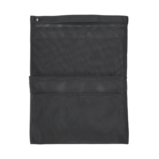 Nylon Mesh Bag Organizer Vertical A4 - Black MUJI