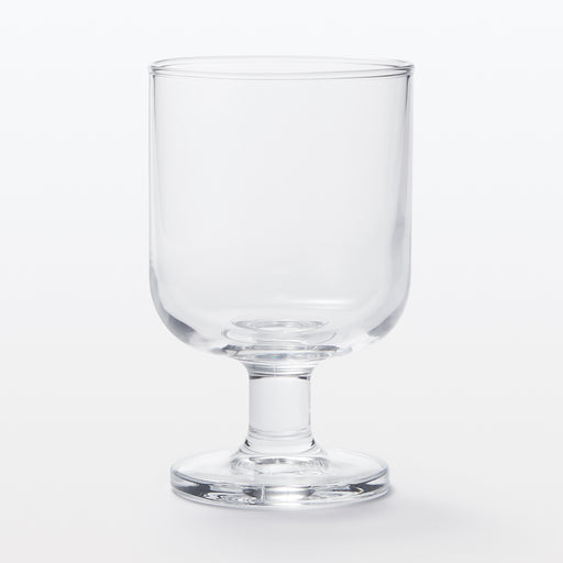 Tempered Glass Stemmed Glass - Small MUJI