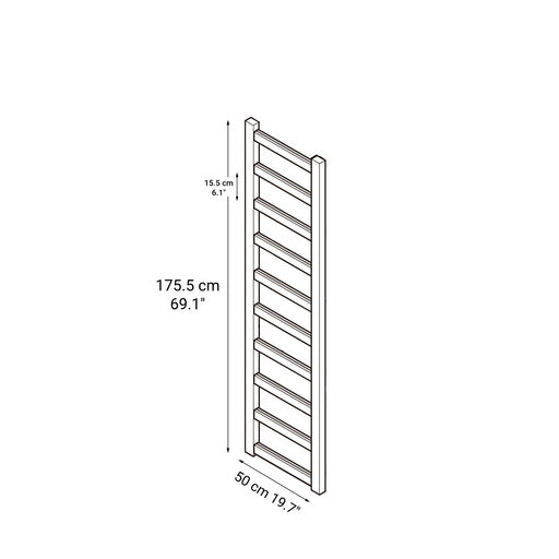 Pine Shelf Unit - Wardrobe - Additional Frame - Large MUJI