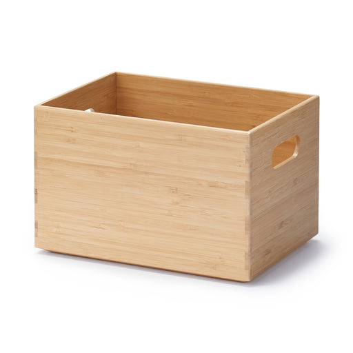 Stackable Bamboo Box - Half - Medium W10.2 x D7.3 x H6.5" MUJI