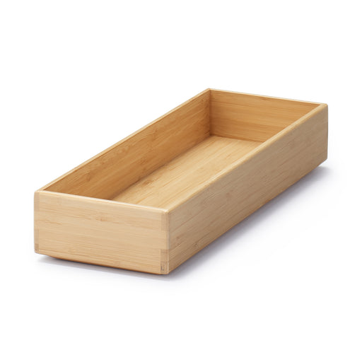 Stackable Bamboo Organizer Box - Large W4.5 x D13.4 x H2.2" MUJI