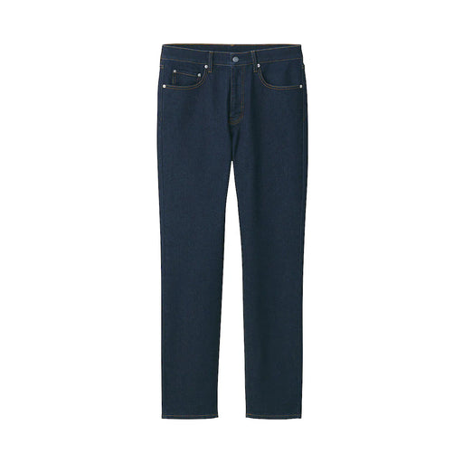 Men's Stretch Denim Slim Pants Dark Navy (L32") Dark Navy MUJI