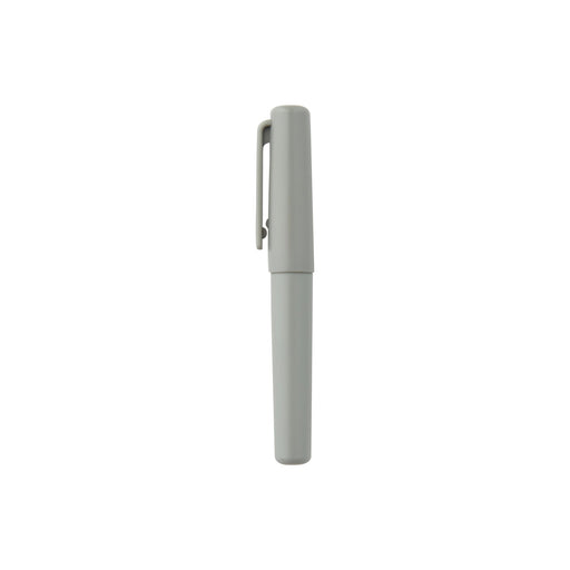 Compact Gel Ink Ballpoint Pen Cap Type 0.5 mm - Grey MUJI