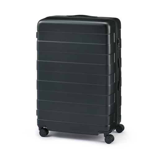 Adjustable Handle Hard Shell Suitcase 105L | Check-In Black MUJI