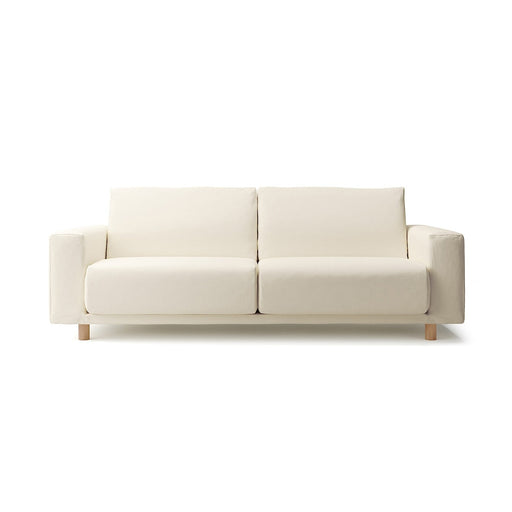 Cotton Canvas Cover for Urethane Pocket Coil Sofa - 3 Seater (Body Sold Separately) MUJI