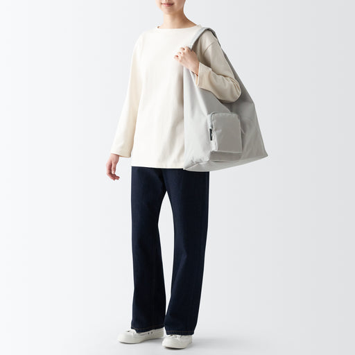 MUJI USA - A carry-all for the day to day. Available in Horizontal and  Vertical, the Cotton Tote Bag is designed with several compartments for all  your essentials to take on-the-go. #muji #