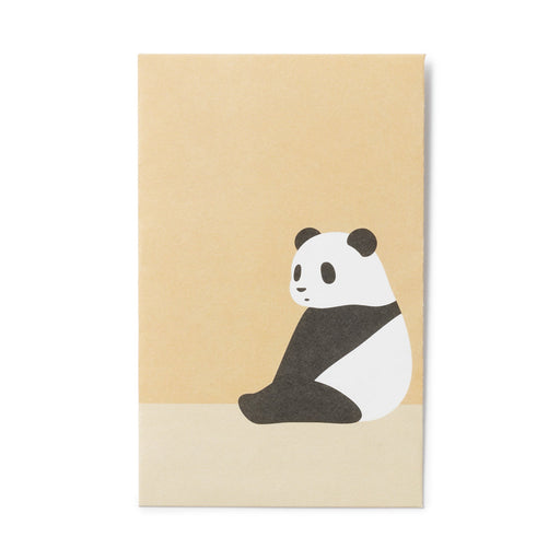 Bamboo Paper Petit Envelope - Small - Giant Panda (3 Pack) MUJI