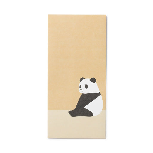 Bamboo Paper Petit Envelope - Large - Giant Panda (3 Pack) MUJI