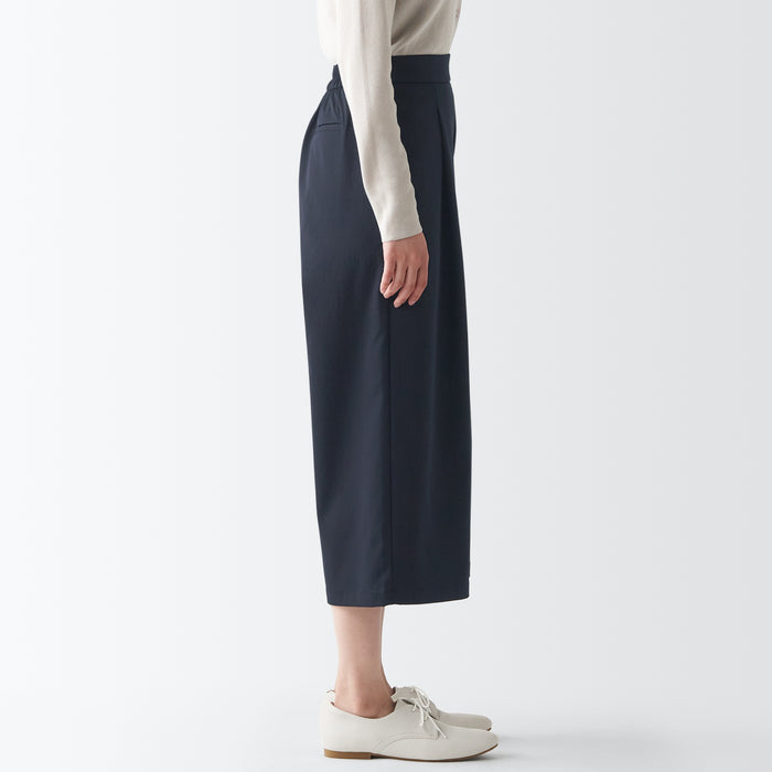 Women's Recycled Polyester Cropped Pants, Sustainable Fashion