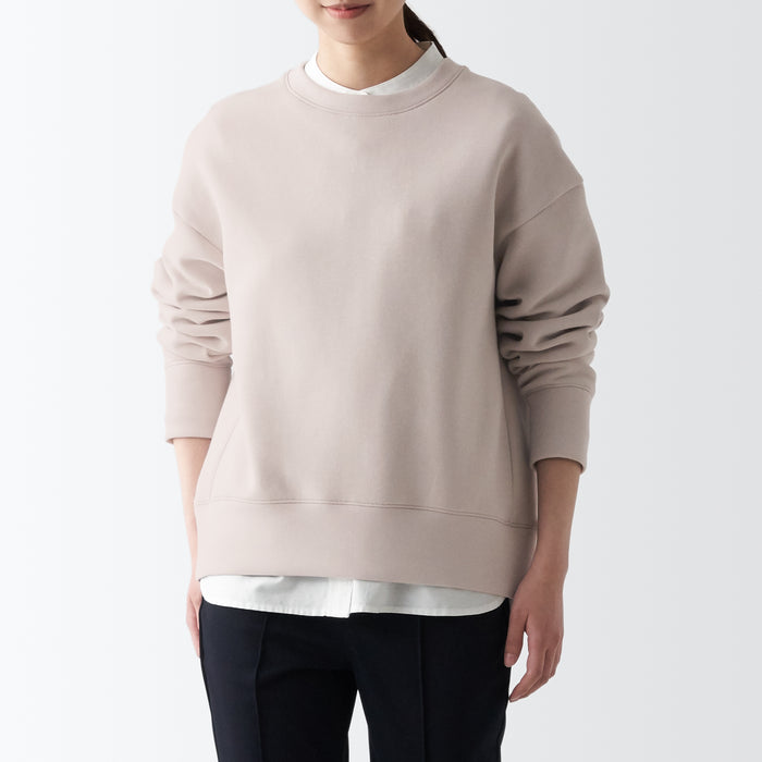 Women's Double Knitted Sweatshirt | MUJI USA