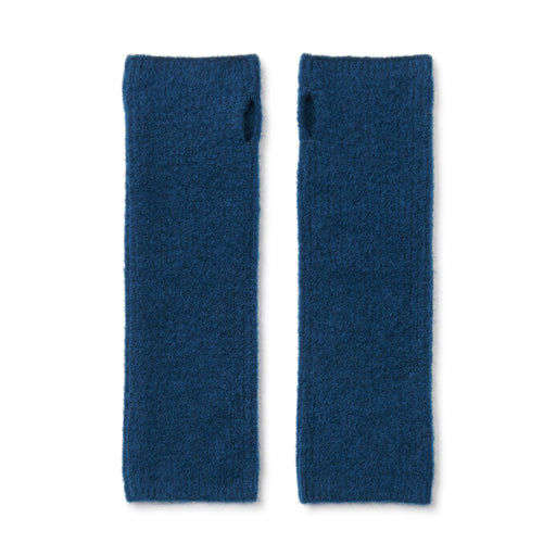 Recycled Polyester Blend Arm Warmer Blue MUJI