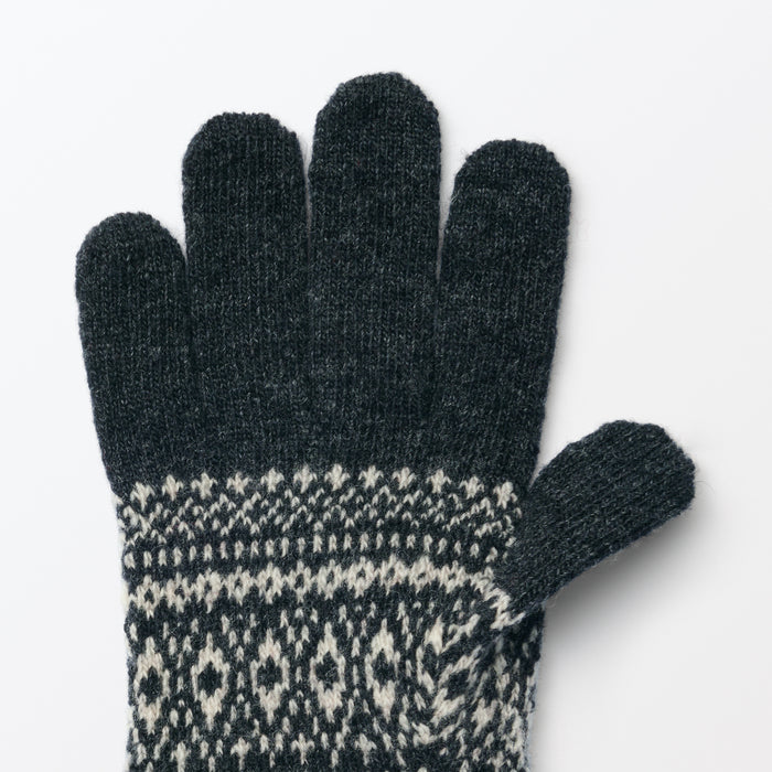 Wool Blend Touchscreen Gloves | USA | Accessories Winter MUJI