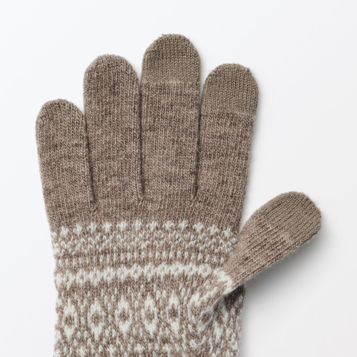 Blend Wool | Winter | USA Gloves Touchscreen Accessories MUJI