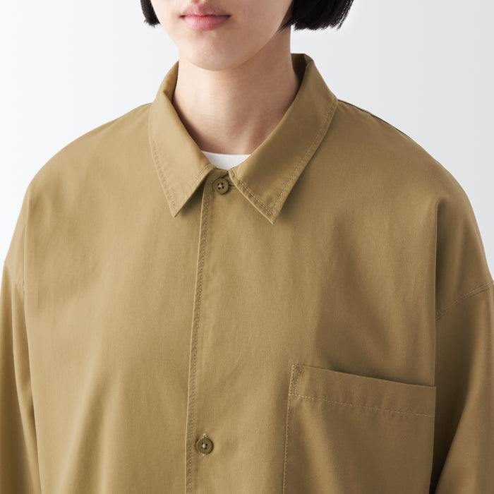 2022年製 新品】 MUJI Labo Recycle cotton regular shirt シャツ