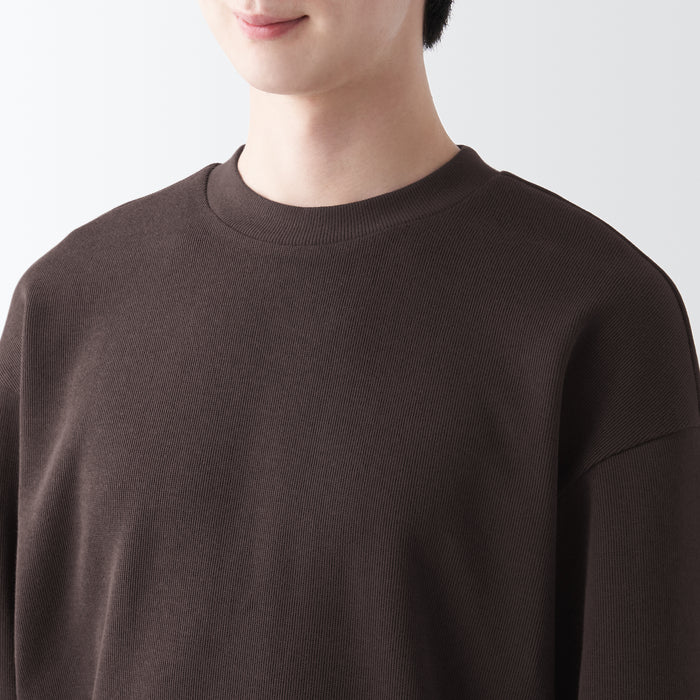 Men's Double Knitted Sweatshirt | MUJI USA