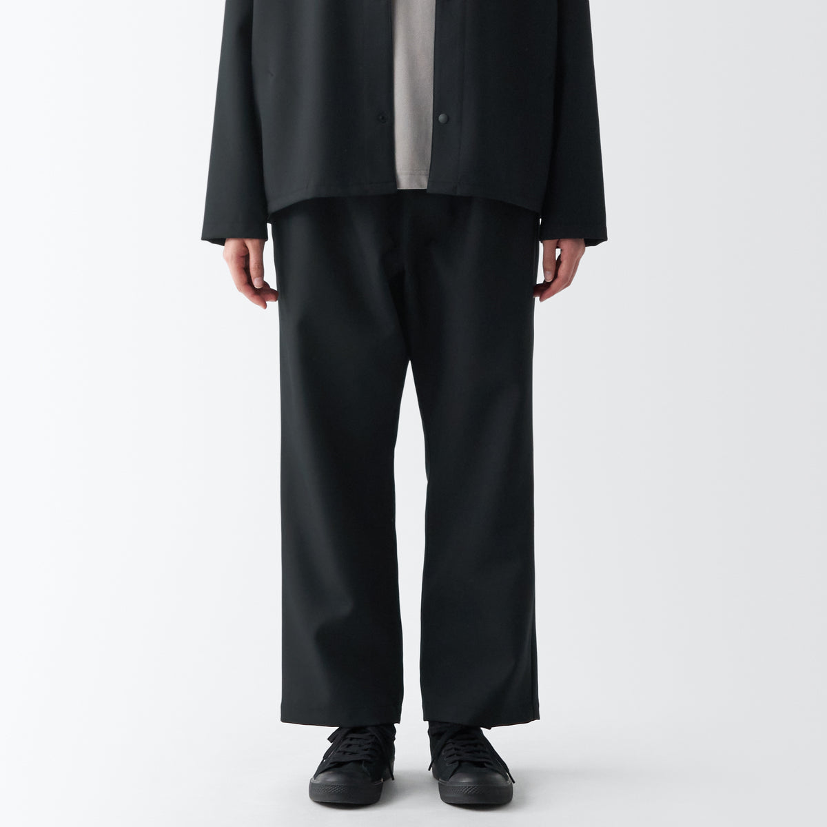 Labo Unisex Easy-Clean Wide Pants | Unisex Clothing | MUJI USA