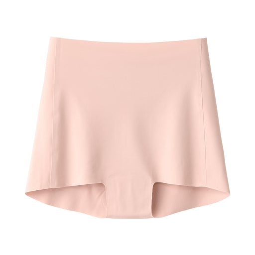 Women's Complete Seamless Boy Shorts Apricot MUJI