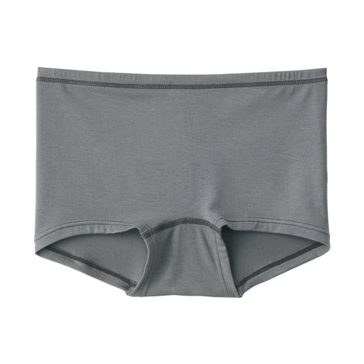 Women's Lyocell Boy Shorts Dark Gray MUJI