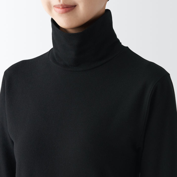 Women's Warm Thick Cotton Turtle Neck Long Sleeve T-Shirt, Winter  Innerwear