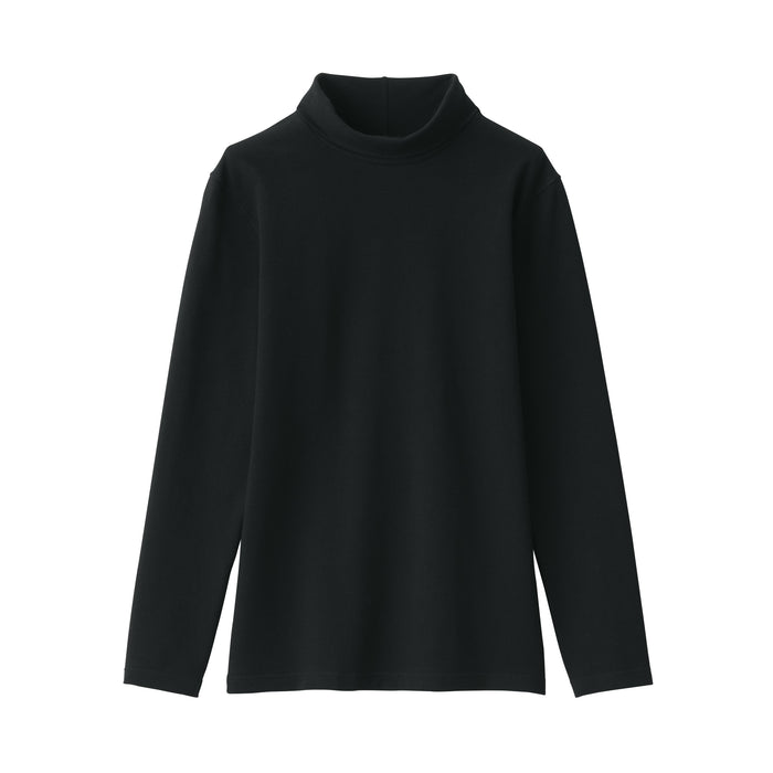 T-Shirt Women\'s | USA Thick Sleeve MUJI Cotton Innerwear Turtle Neck Winter Warm Long |