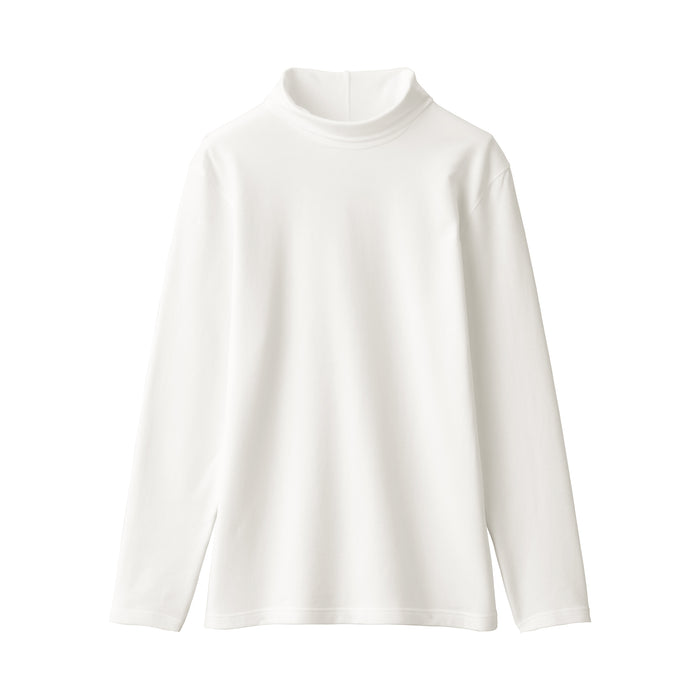 | Sleeve Neck USA T-Shirt | MUJI Women\'s Innerwear Winter Cotton Long Warm Thick Turtle
