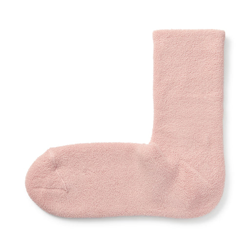 Right Angle Loose Top Cozy Socks Light Pink MUJI