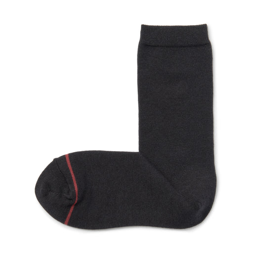 Warm Pile Cotton Socks Dark Gray MUJI