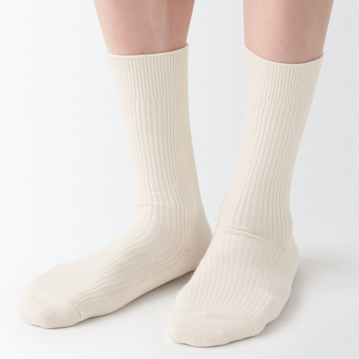 Right Angle Ribbed Socks | Unisex Socks | MUJI USA