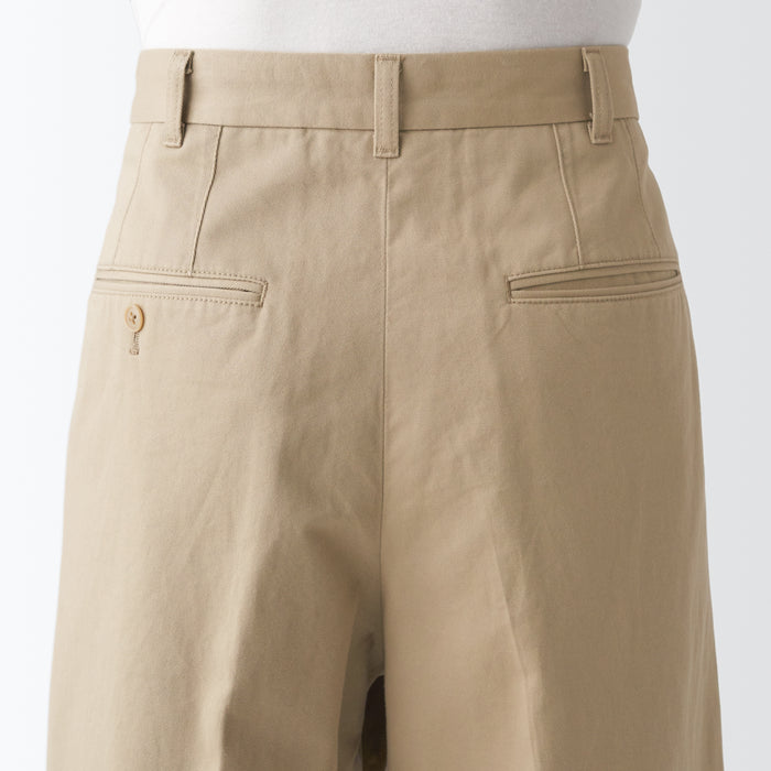 Men's Chino Tuck Wide Pants