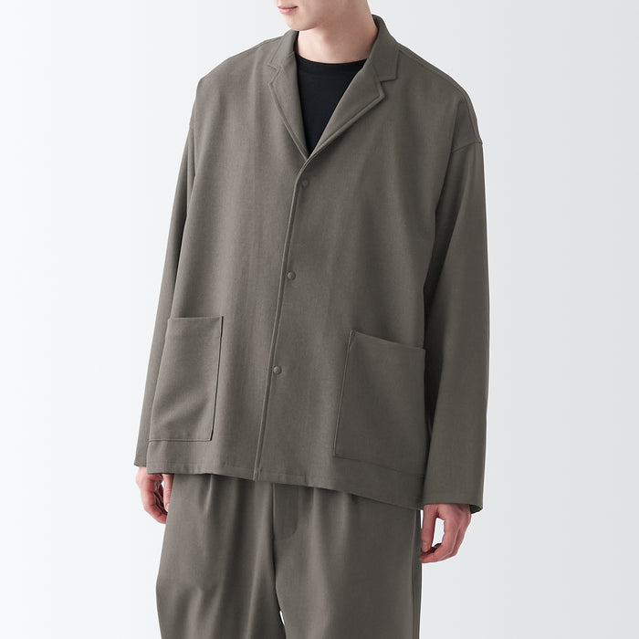 Men's Easy-Care Shirt Jacket | Men's Apparel | MUJI USA