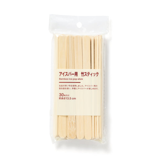 Bamboo Popsicle Sticks (30 Pack) MUJI