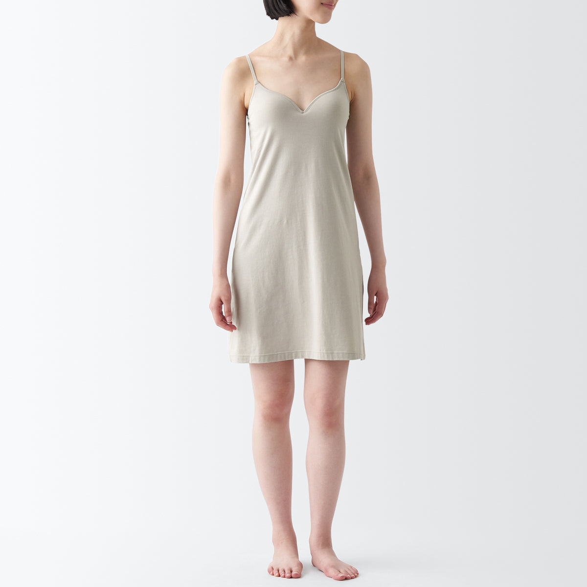 Women's Silk Blend Bra Slip Dress