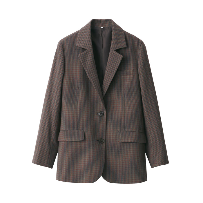 Women's Brushed Tailored Jacket | MUJI USA