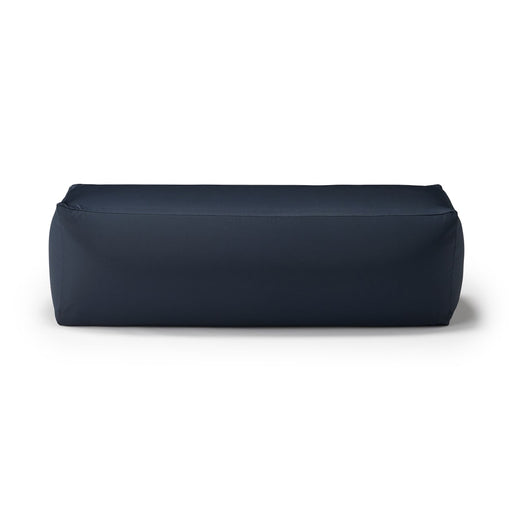 Polyester Plain Weave Cover For Rectangular Body Fit Cushion - Navy (Cushion Sold Separately) MUJI