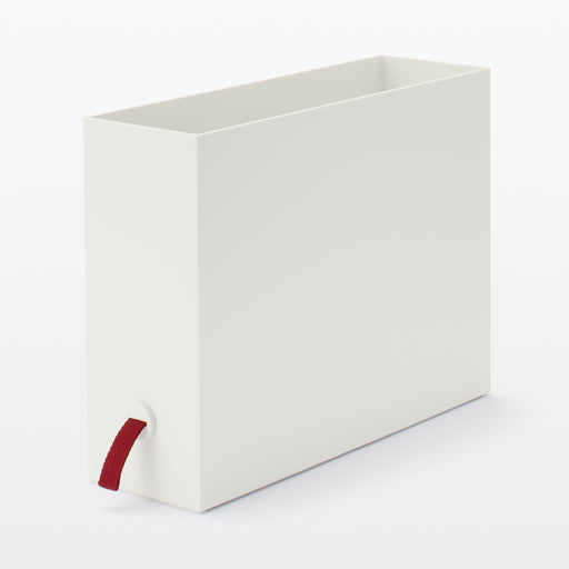 Polypropylene File Box Handle - Burgundy (3 Pack) MUJI