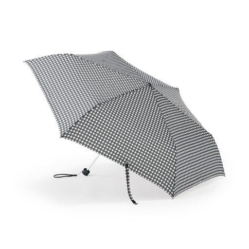 #WK49 [import] All-Weather Foldable Umbrella Black Check MUJI