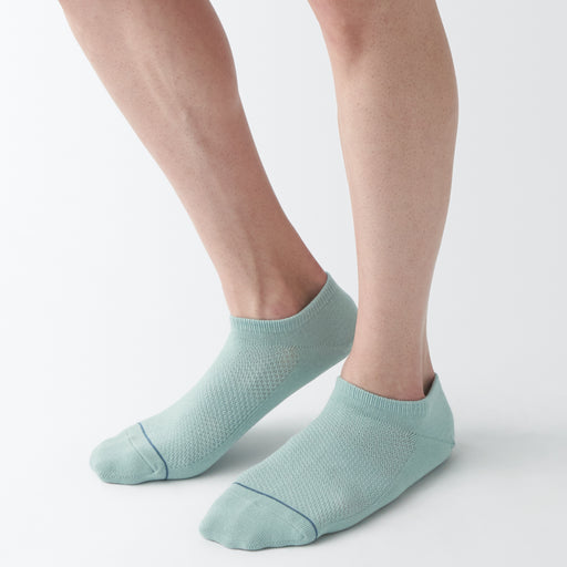 Right Angle Breathable Mesh Sneaker Socks MUJI