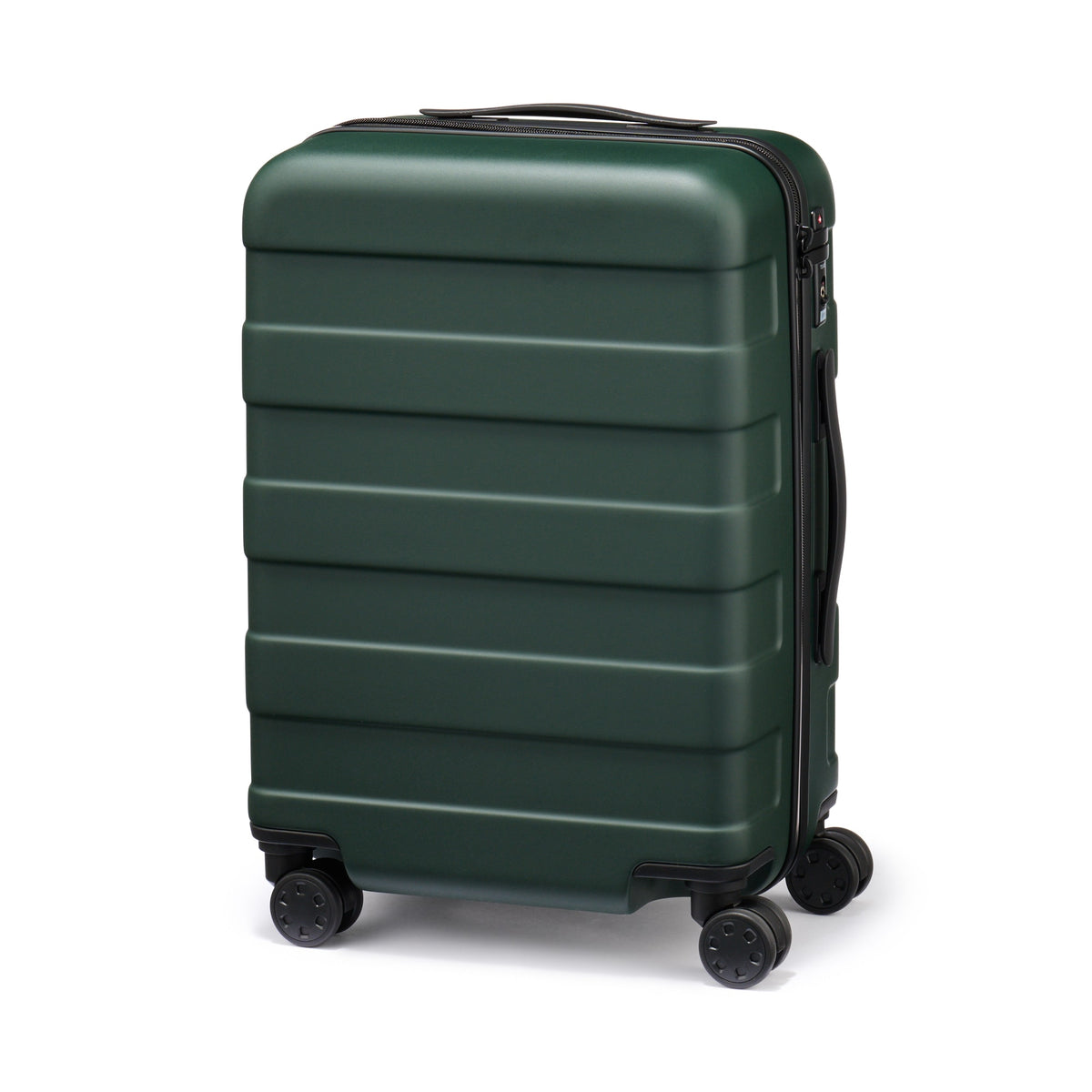 Adjustable Handle Hard Shell Suitcase 36L - Khaki Green | Travel 