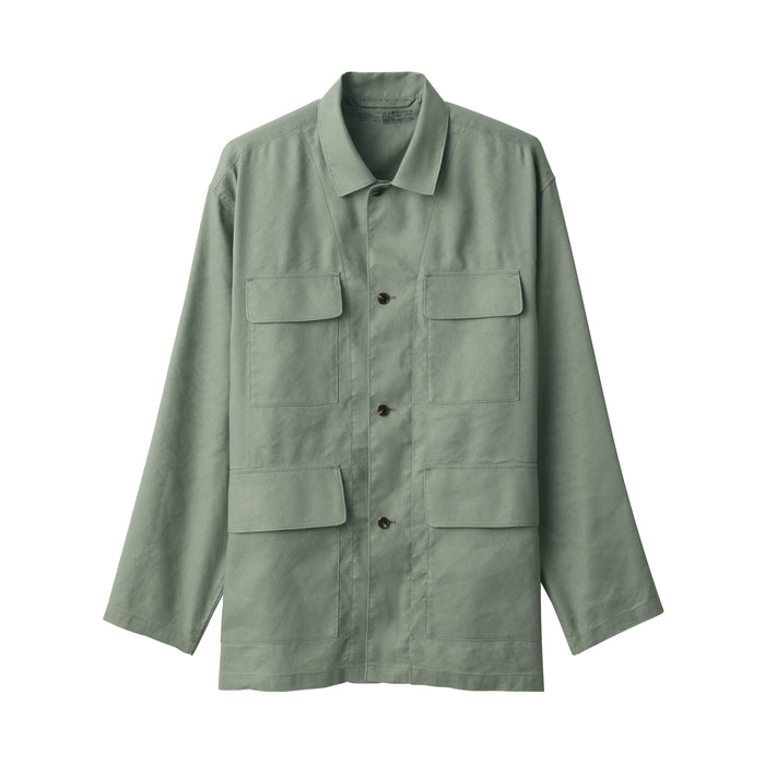 Hemp Recycled Poly Shirt Jacket - The Gadget Company