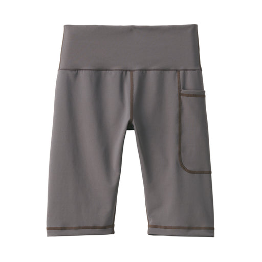 Women's Quick Dry Biker Shorts Medium Gray MUJI