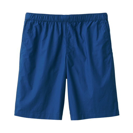 Men's Washed Broad Easy Short Pants Blue MUJI