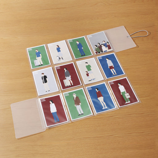 Viewable-At-Once Card File - Postcard MUJI